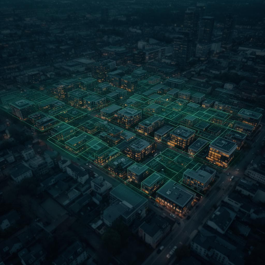 Aerial property analysis visualization